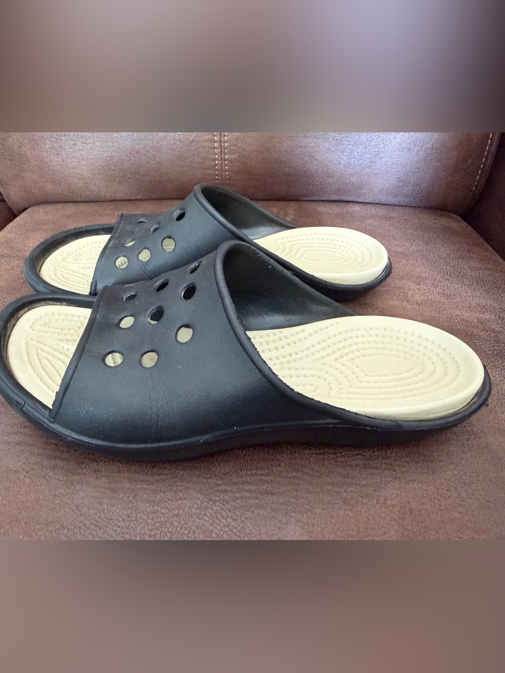 Gekko’s Slide On Sandals Size M 10 Color Blue Water Shoes
